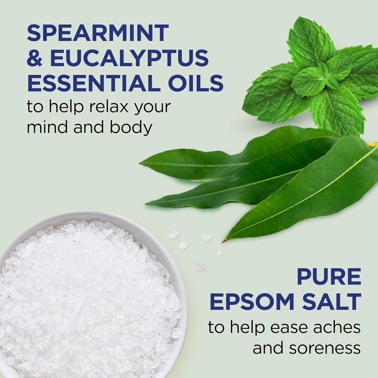 imageDr Teals Foaming Bath with Pure Epsom Salt Relax ampamp Relief with Eucalyptus ampamp Spearmint 625 fl ozEucalyptus Spearmint