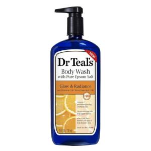 Dr Teal’s Body Wash with Pure Epsom Salt, Daytime/Nighttime with Vitamin C & Sleep Blend, 24 fl oz (Pack of 2)(24 Fl Oz (Pack of 2))