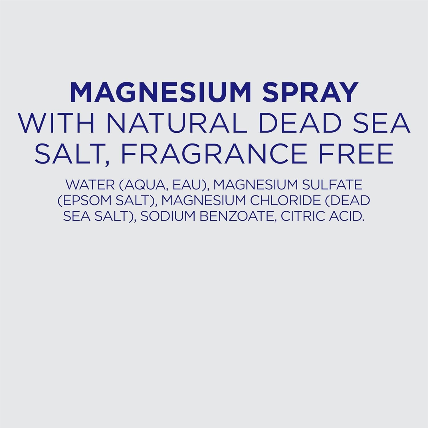 image:imageDr Teals Topical Magnesium Spray with Natural Dead Sea Salt Fragrance Free 8 fl oz Pack of 2